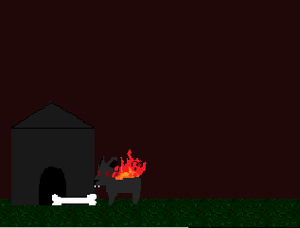 play Ziggy The Fire Vampire Dog