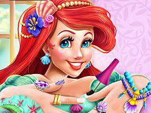 play Mermaid Princess Nails Spa