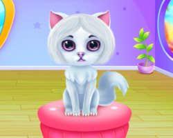 Cute Kitty Caring And Dressup