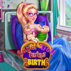 play Super Doll Twins Birth