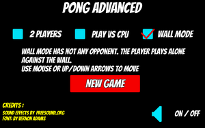 play Pong Advanced