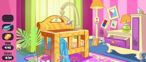 play Baby Doll House Cleaning