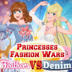 play Princesses Fashion Wars Feathers Vs Denim