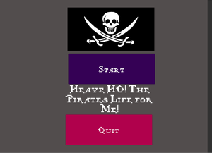 play Heave Ho! A Pirates Life For Me!