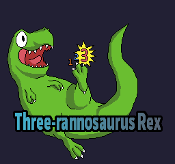 Three-Rannosaurus Rex