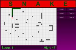 play Snake With Obstacles