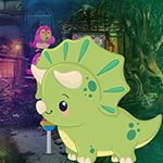 play Cartoon Triceratops Escape