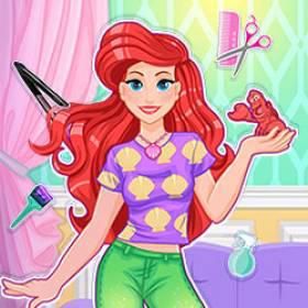 play Magical Mermaid Hairstyle - Free Game At Playpink.Com