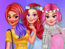 play Princesses Colors Roulette