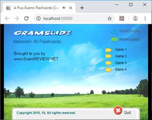 play Cramflash Network+ 40 Random Flashcards