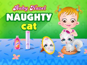 play Baby Hazel Naughty Cat