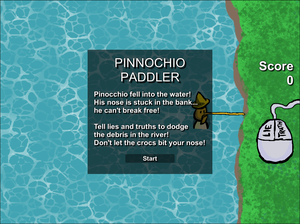 play Pinnochio Paddler - Browser