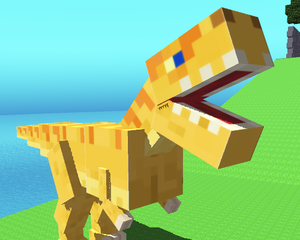 play Blocky Dino Park: T-Rex Rampage