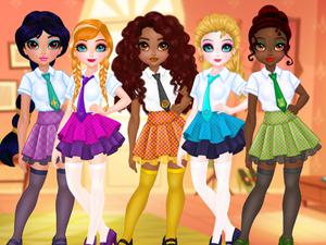 play Princesses Bff Rush To School