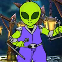 play Games2Jolly Alien Warrior Rescue