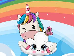 play Cute Unicorn Jigsaw