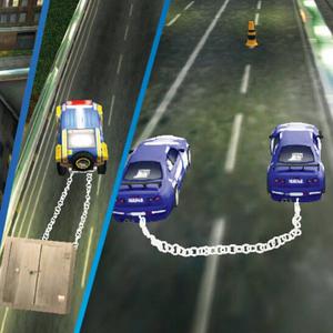 play Chained Impossible Driving Police Cars