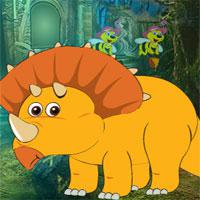 play Yellow Triceratops