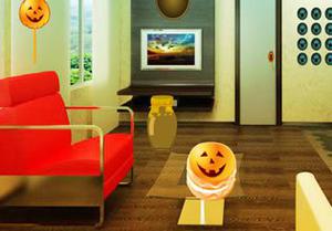 play Halloween Treat Candy House