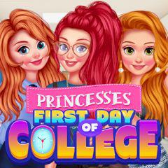play Princesses First Day Of College