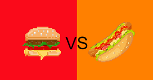 play Hamburgers Vs Hot Dogs!