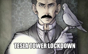 Tesla Tower Lockdown