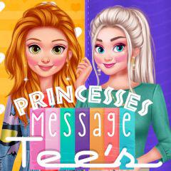 play Princesses Message Tee'S