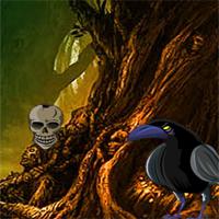 play Halloween Crow Forest Escape