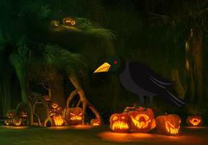 Halloween Crow Forest Escape