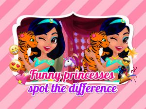 Funny Princesses Spot The Difference