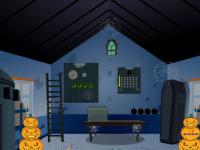 play Halloween Escape From Blue House