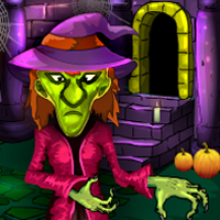 play Halloween Fearless Door Escape