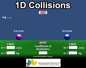 play Conservation Of Momentum Demo (1D)