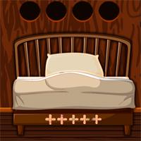 Games2Jolly Snow Wooden House Escape