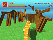 play Blocky Dino Park: T-Rex Rampage