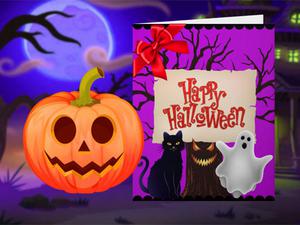 play Happy Halloween Princess Card Designer