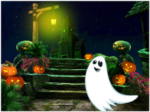 play Green-Halloween-Ghost-Escape