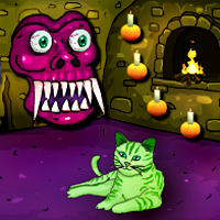 play Halloween Cave Door Escape