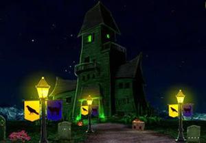 play Green Halloween Ghost Escape