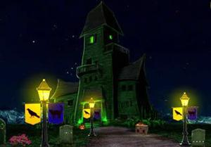 play Green Halloween Ghost Escape