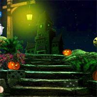 play Green Halloween Ghost