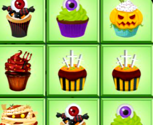 play Halloween Cakes Mahjong