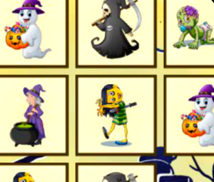 play Halloween Cards Match