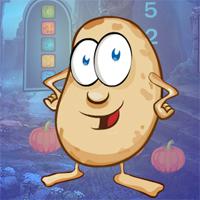 Games4King Cartoon Potato Escape