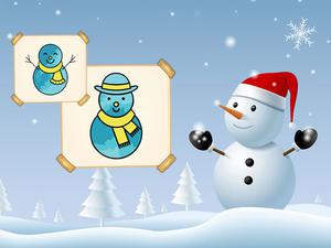 play Happy Snowman Coloring