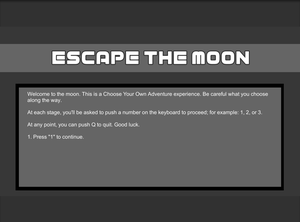 play Escape The Moon (Project)