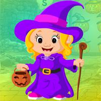 play Games4King Gorgeous Witch Girl Escape