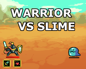 Warrior Vs Slime