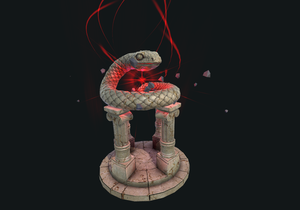 play Snake Statue