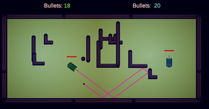 play Tank Wars - Local 1V1